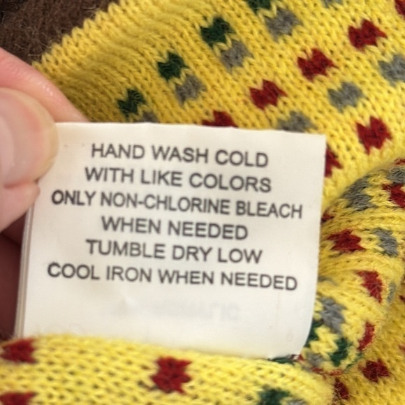 Harry Potter Adult Knit Beanie Hat Unisex Brown Gold Contrast Lining - Picture 6 of 7